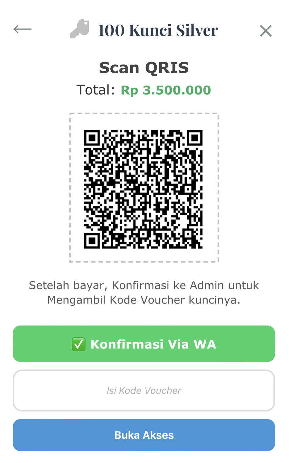 Langkah 1 Baris 1