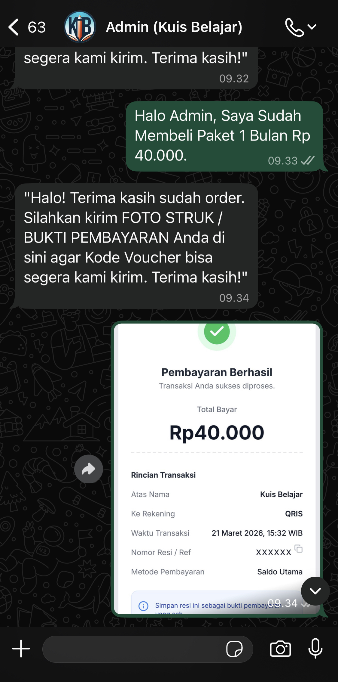 Langkah 3 Baris 2